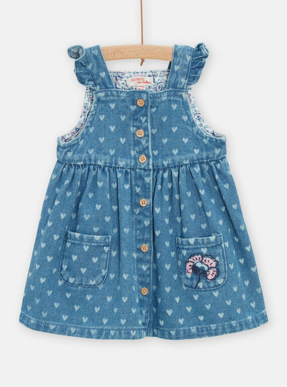 Denim-Kleid für Baby-Mädchen TIDEROB1 / 24SG09J2ROBP274